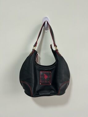 U.S Polo Assn. Leather Shoulder Bag